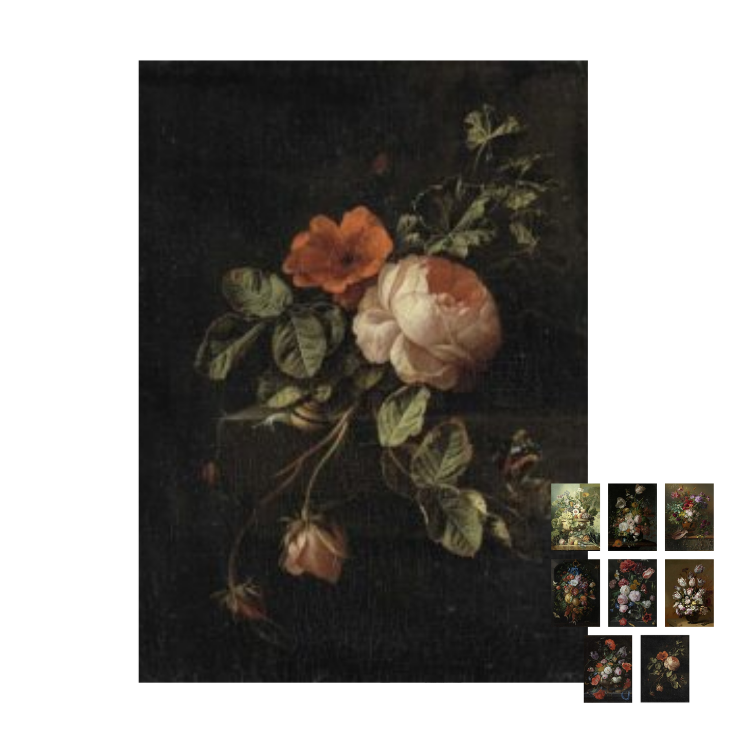 Set Bloemstillevens van de Hollandse Meesters kopen