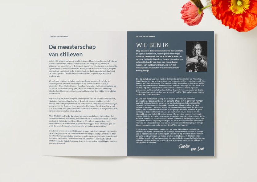 Ebook "De kunst van het stilleven" van Sander van Laar