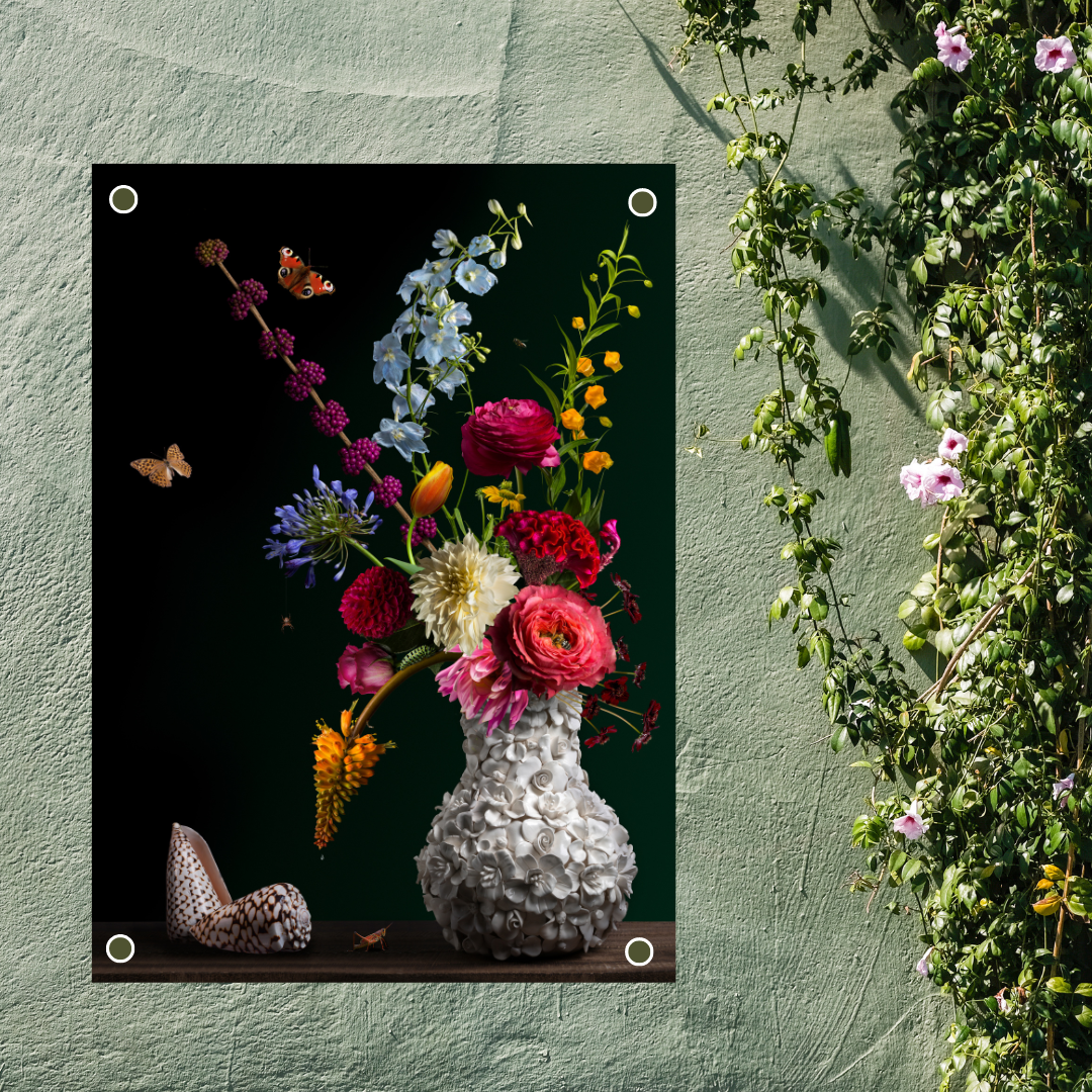 Tuinposter bloemen Baltazar van der Ast