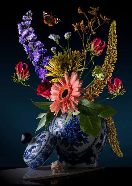 Bloemenschilderij Royal Flora vtwonen Sander van Laar  